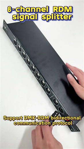 8-channel RDM signal splitter