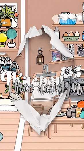 Toca Boca FREE kitchen design idea | FREE TO COPY | Monica Winsleth Official