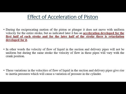 Reciprocating Pump| Effect of Acceleration & Friction| Indicator Diagram| ESE| GATE| AKTU| Lecture 2