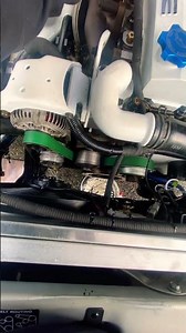 My Cummins electric fan radiator setup. #cummins #mechanic #automobile #engine #truck #diesel #4x4