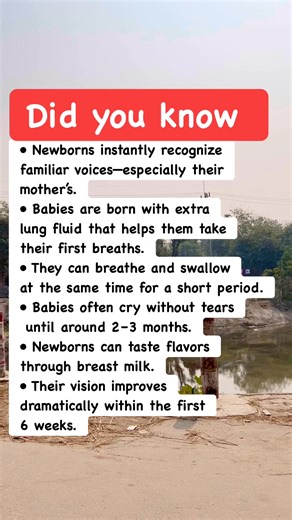 “Amazing Newborn Abilities Revealed” #facts | Mahidah