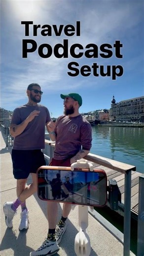 Travel podcast setup for beginners (record and edit on your phone anywhere)