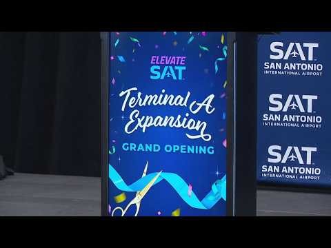 San Antonio International Airport unveils Terminal A expansion
