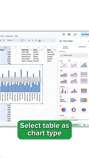 How to Create a Scrolling Table in Google Sheets Dashboard
