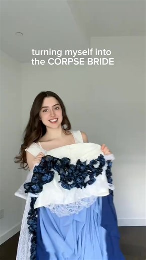 THE SHOW MUST GO ON 🩵 Corpse bride is FINALLY here for a (slightly delayed) day 31!! Pls enjoy the life updates as well #notsophiesilva #31daysofhalloween #halloweencostume #corpsebride #halloween corpse bride costume ideas | soph