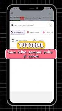 Cara Membuat Sampul Buku di canva #tutorial #canva