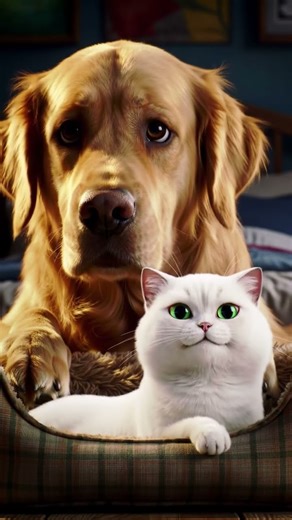 Cat & Dog Anime – The Unlikely Friendship #pets #animals Dog #cute #cat #anime