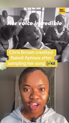 🇿🇦🇿🇦 Naledi Aphiwe is a rising star, and Chris Brown made just one of her dreams come true after sampling her song ☺️ #OKAcelebs #okayafrica #nalediaphiwe #chrisbrown #tiktoksouthafrica