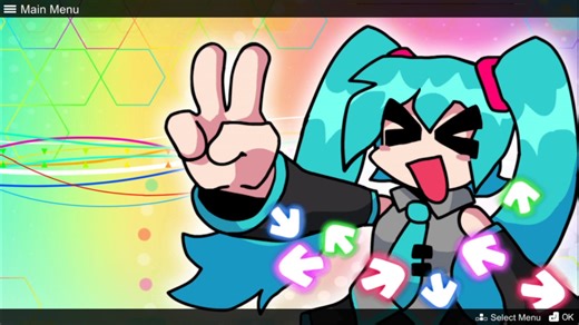 FNF vs Hatsune Miku 全流程!