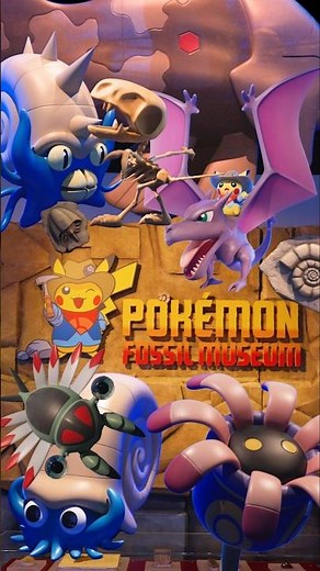 Exploring the Pokemon Fossil Museum! #pokemon