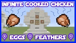 Infinite Daylight Sensor Cooked Chicken Farm Tutorial Minecraft Map