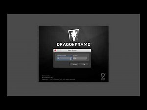 Saving a new project in Dragonframe