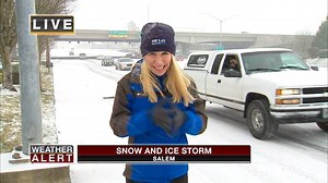 Snow is falling in Salem. Stephanie Kralevich gives us an update on the road conditions. Visit the FOX 12 Weather page for latest updates. | FOX 12 Oregon