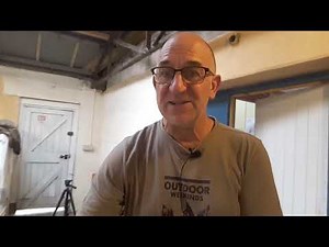 Making a simple tapestry weaving frame for outdoor weaving.