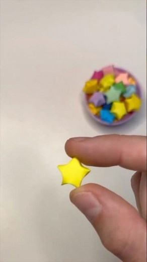 Mini Paper Stars Tutorial 🌟 | How to Make Cute Lucky Stars Fast