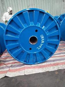 [Hot Item] Metal Flange Process Bobbin Cable Steel Bobbin Winding Machine Used for Coiling Wire Spool of Wire Cable Drums