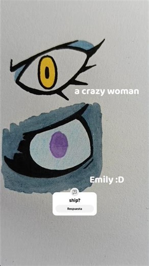 Lute x Emily eyes drawing (Easy) #shorts #art #drawing #hazbinhotel