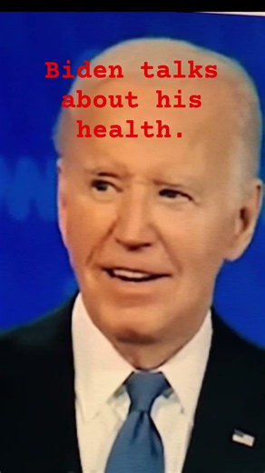 Biden talks about his health!