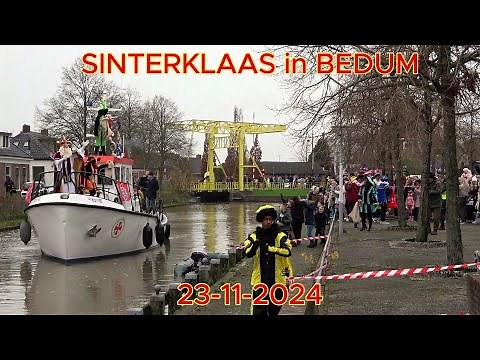 Bedum. INTOCHT SINTERKLAAS. 23-11- 2024.