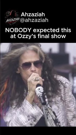 NOBODY expected this from Ozzy's final show! #music #rock #shorts