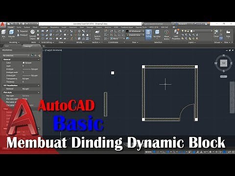 Belajar Membuat Dinding Denah Dengan Dynamic Block Di AutoCAD