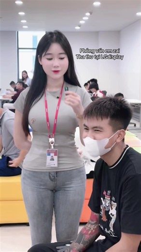 Phỏng vấn em zai Tha Thu tại Lgdisplay 🥲 #lgdisplay_vietnam_haiphong #xh #xuhuong