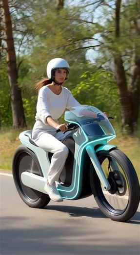 Futuristic Electric Scooter Ride The Future of Smart, Silent & Stylish Transportation | #ebike