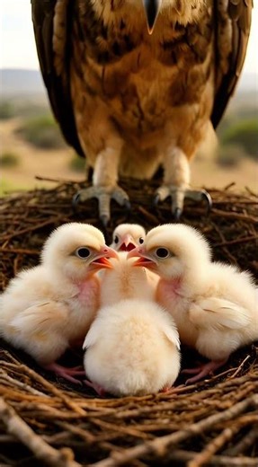 Osprey POV 🐦 Inside the Nest | Osprey feeding Up Close🦅🐣 #birdpov