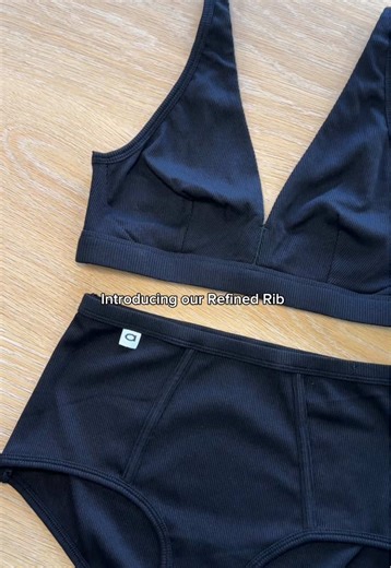 Wirefree, seamless and super soft. The Refined Rib Collection is here 🖤 #Ambra #RefinedRib