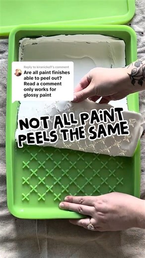 Different Types of Paint Peels in The Repaint Tray 💚