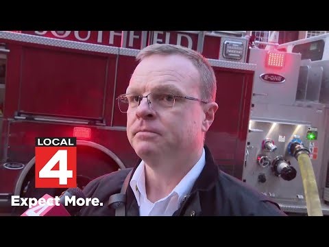 Fire Chief Joey Thorington talks apartment complex fire in Southfield