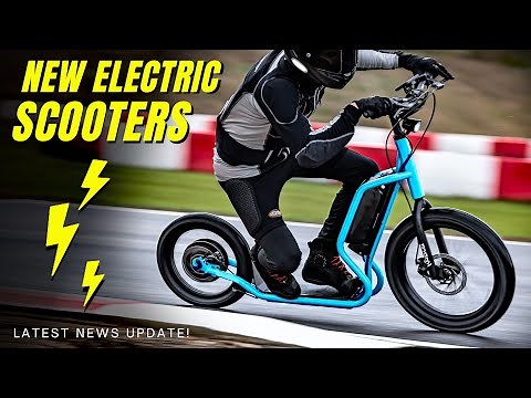 10 Newest Electric Kick Bikes and Big Wheel Scooters Available Today