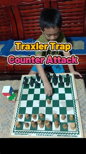 Traxler Trap, Counter Attack #check #checkmate #trap #fun #viral #virals #viralreels #reels2023 #trend #trends #trending #trendings #trendingreels #game #gaming | GeozanMoves