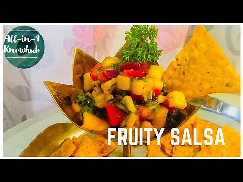 How to Make Fruity Salsa Recipe | Quick and easy fruit salsa using stawberry