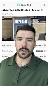 Ready to own a business with low time commitment? This absentee-owned ATM business offers a fantastic opportunity for savvy investors: ✅ Operated remotely – no matter where you live ✅ Fantastic annual EBITDA ✅ All units are recently purchased so low maintenance This deal won’t stay on the market long! Tap the link below, complete the application, and I’ll personally reach out to discuss how to make this business yours. | Mike Anderson