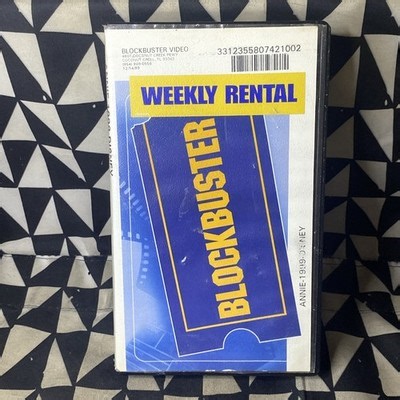 Blockbuster Video VHS Clamshell Rental Case & Tape Disney Annie (VHS, 1993) | eBay