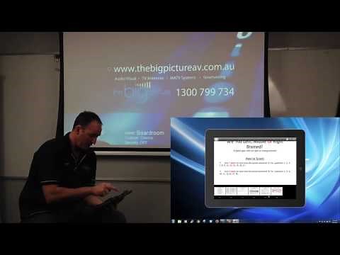 How to display your iPad on a Projector wirelessly