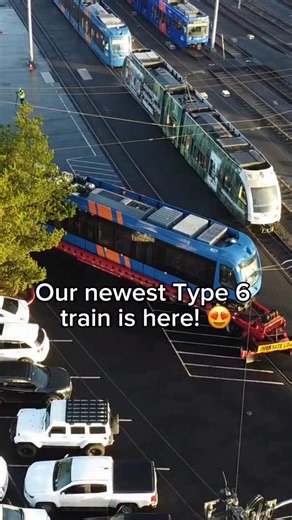 Welcome home, queen! 🤩 🚈 Train 627 arrived earlier this week! She’s the last of this order of Type 6 trains. The first Type 6s rolled into service in January. We now have 22 in service, representing about 15% of our overall fleet. | TriMet