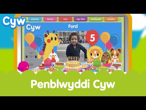 Penblwyddi Cyw - Anfonwch eich cyfarchiad nawr! | Celebrate your birthday on Cyw!