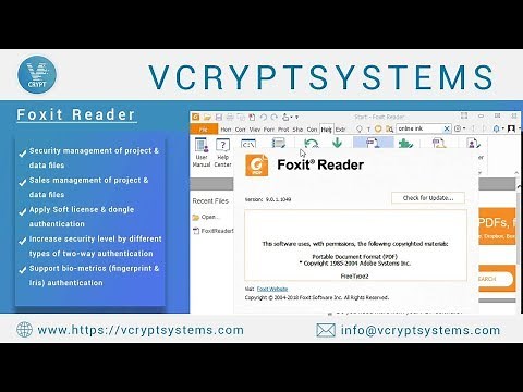 How to protect Foxit Reader document files.