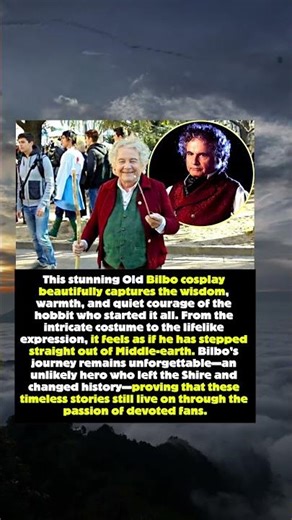 Bilbo Baggins Cosplay That Feels Straight Out of Middle-earth