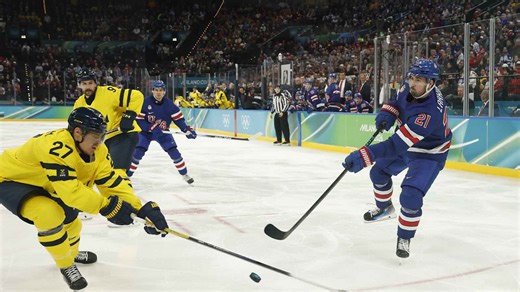 Team USA's Dylan Larkin nails crafty goal vs. Team Sweden