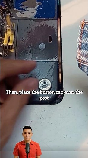 How to Attach a Jeans Button at Home (Quick & Easy!) #shorts #creative #lifehacks #diy