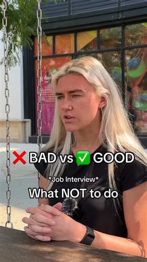 @financingmarks on Instagram: "bad vs good job interview answers @faircomp.io"