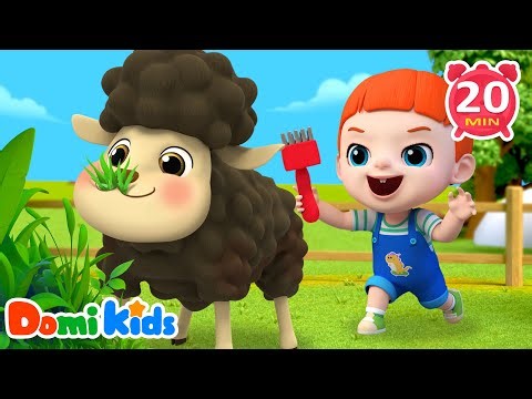 Animal Songs Compilation! | Sheep, Monkey, Turtle & More | Nursery Rhymes | LEFUN Kids TV
