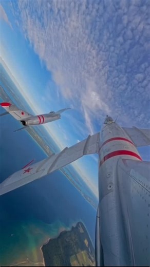 Michal Walter on Instagram: "Legendary MiG-17 in flight ✈️ A classic Cold War jet fighter in perfect formation over the sea. Timeless design, raw engine sound and a piece of aviation history in the air. 🎥 @mike_terfehr thank you for the video sir🤝🫡🫡 #MiG17 #JetFighter #Aviation #MilitaryAviation #ColdWar #Warbird #JetLife #AviationLovers #HistoricAircraft #AirForce #FlyingLegends #AviationPhotography #Jets"