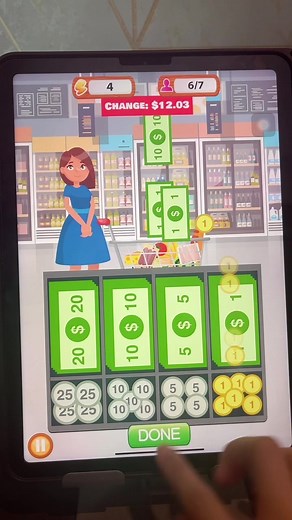 8 items doneee #asmr #cashier #ipadgames