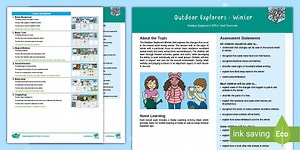 Outdoor Explorers - EYFS - Winter: Unit Overview