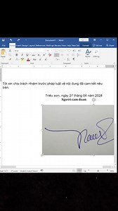 Chèn chữ ký tay vào word nhanh gọn #tinhoc #tinhocvanphong #phimtatword #phimtatexcel #chukytay #sachword | Tin học độc lạ