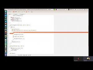 OpenMP Part04 - Parallel Programming - MergeSort - 1 and 2 - 20mins - Part01 - HARI KISHAN